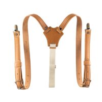 Tan Leather Suspenders Wedding apparel